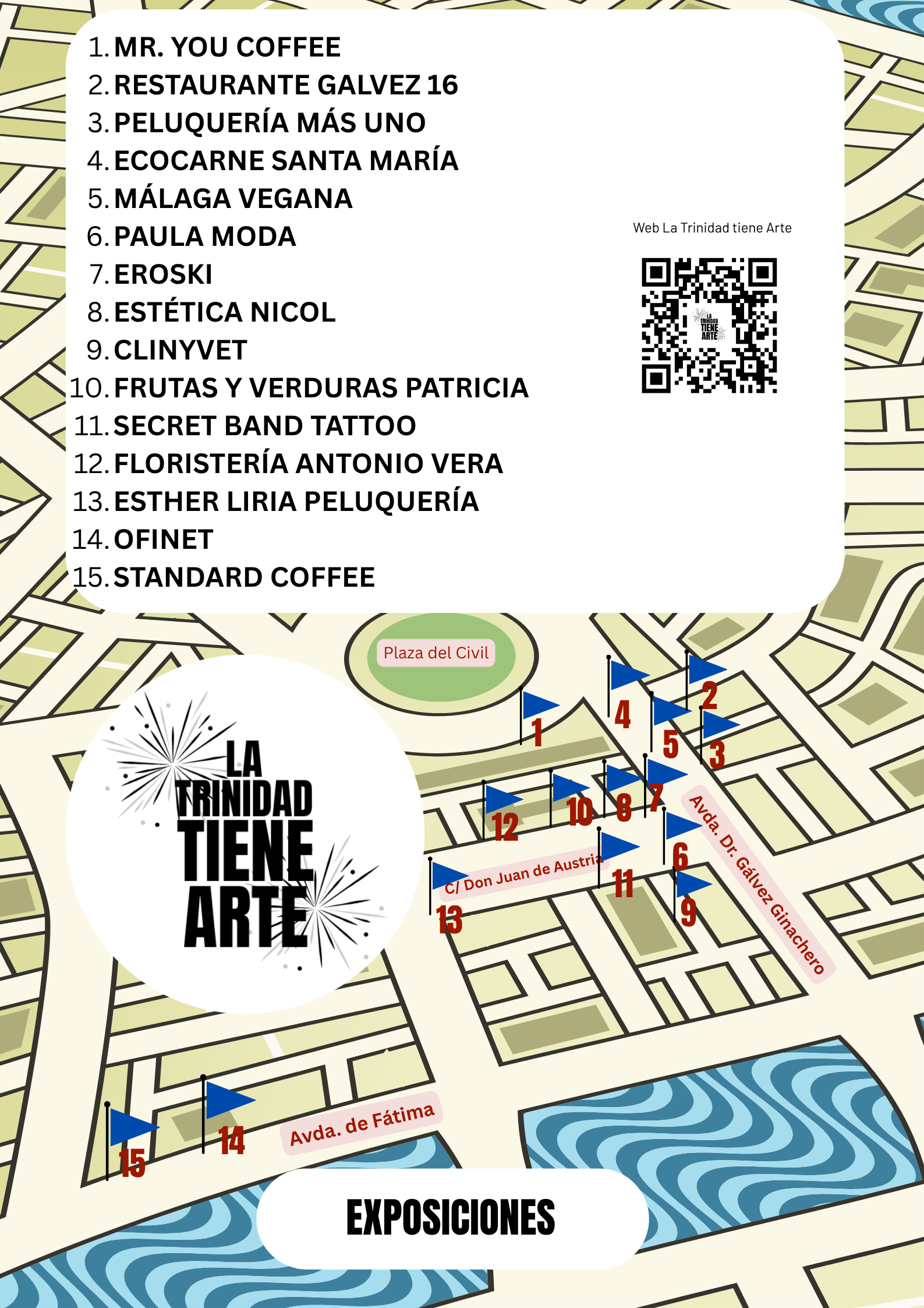 Infografía exposiciones La Trinidad